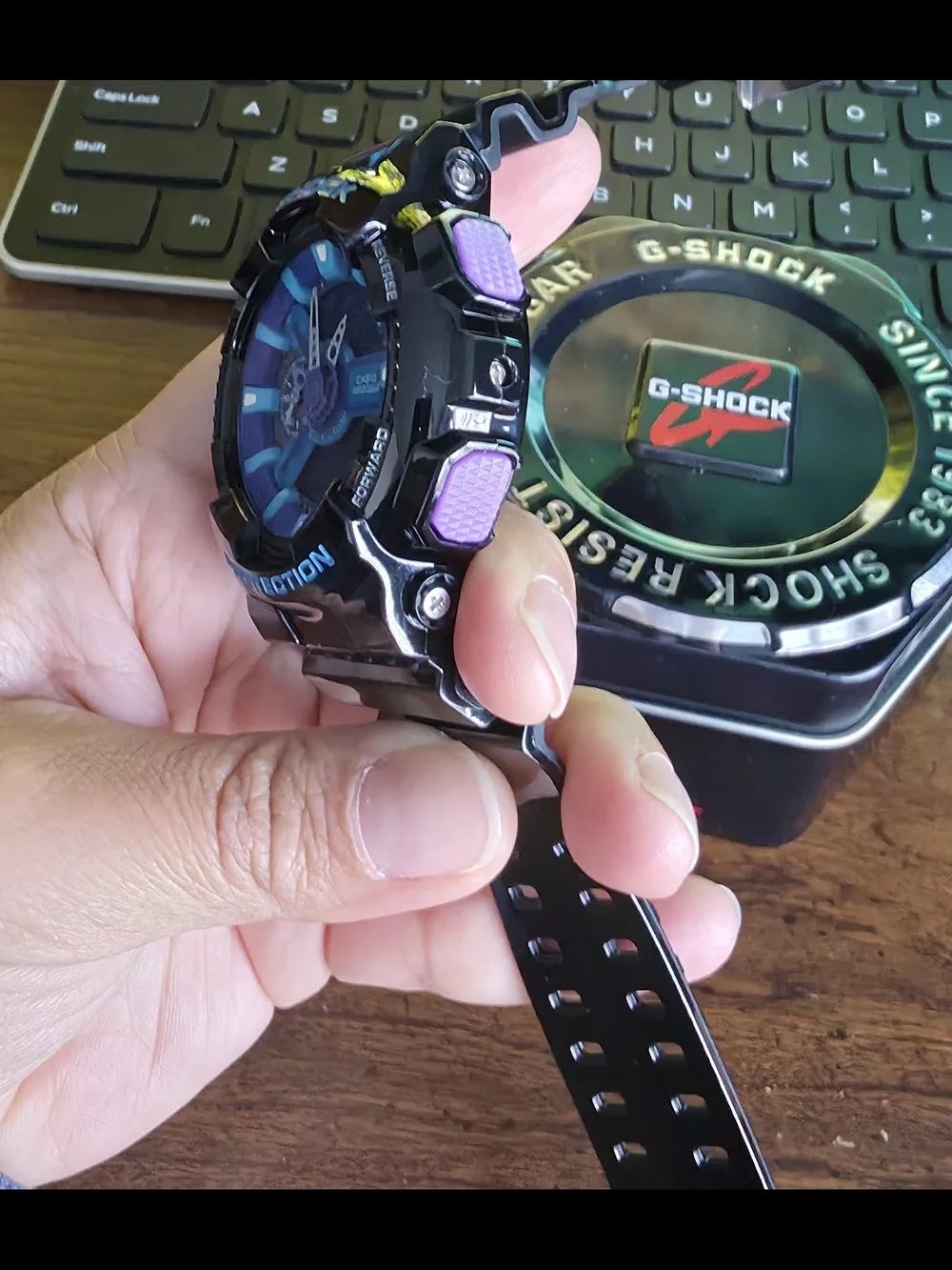 Casio G-Shock Glossy Black Watch 48mm Unisex NEW